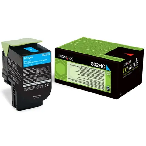 Kaseta z tonerem Lexmark 800H2 do CX410 | 3 000 str. | CYAN-3899807
